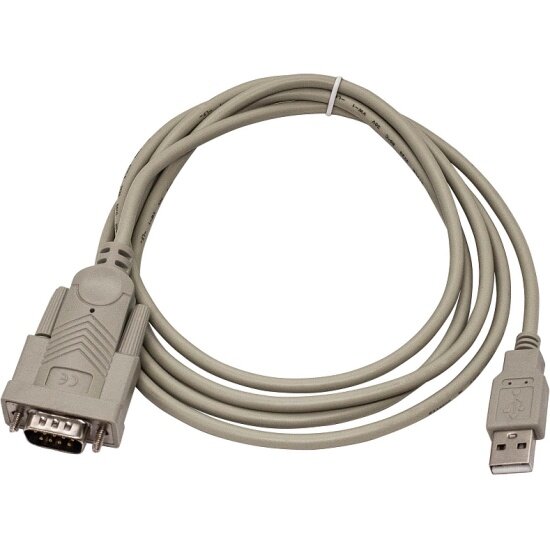 Адаптер USB Filum FL-С-UAM-DB9M 1.8м, Win XP-10, USB A male- DB 9 male, пакет