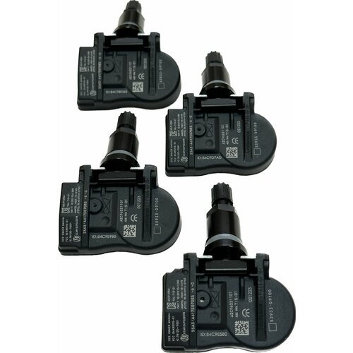 Комплект 4-x черных датчиков давления шин 52933d9100 для Hyundai Kia