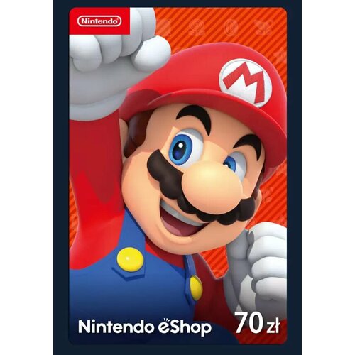 Nintendo eShop Card 70zl Польша 1399900₽