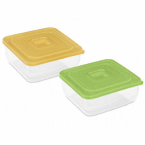 Контейнер полимербыт practic 15л 17х17х7см квадрат пластик 599₽