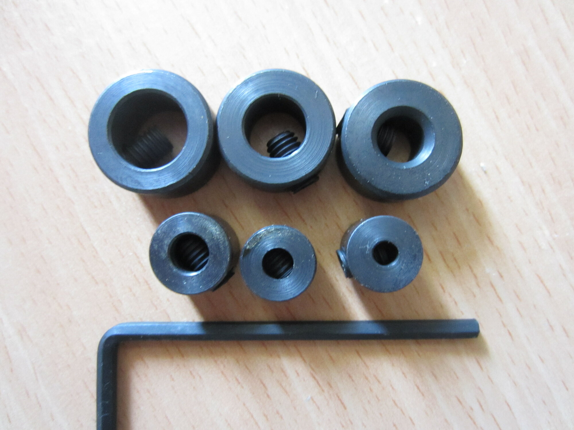 Стопперы для сверел набор 6 шт (3456810 мм)