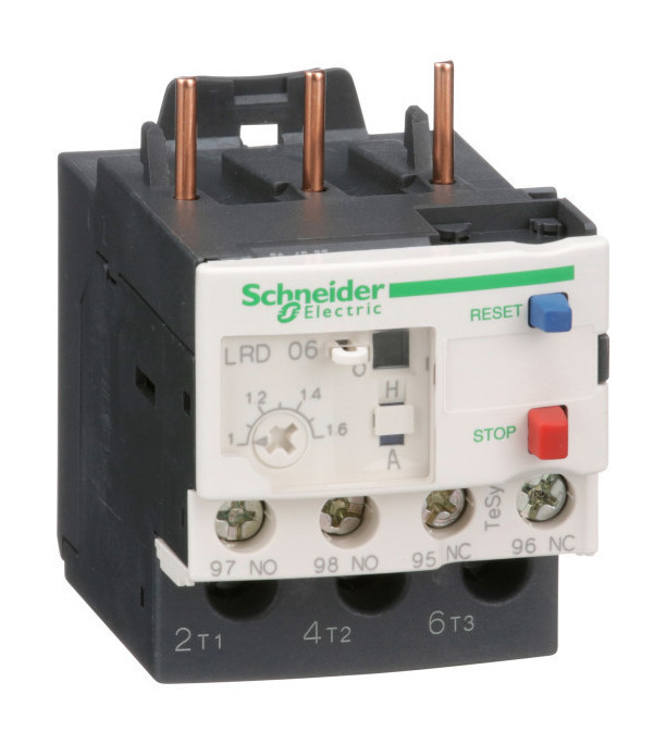 LRD06 Реле перегрузки тепловое Schneider Electric TeSys 1-1,7А, класс 10