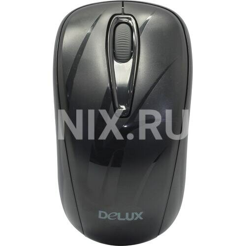 Мышь Delux Wireless Mouse DLM-107GX+G07UF Black