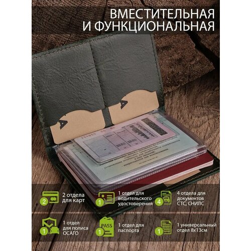 Документница NAVEKA зеленый 1280₽