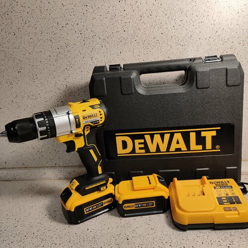 Дрель-шуруповёрт Noname 21V 42Nm 2xLi-ion 5Aч 2ск 30кг кейс 6500₽