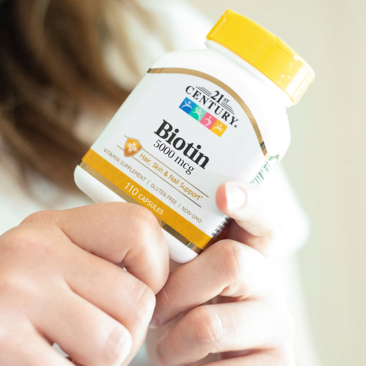 Изображение Витамин B 21st Century Biotin 5000 mcg. 110 капс.