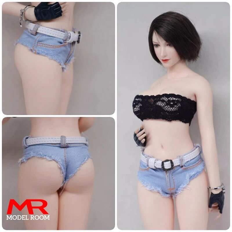 Джинсовые шорты only shorts для фигурок 1/6