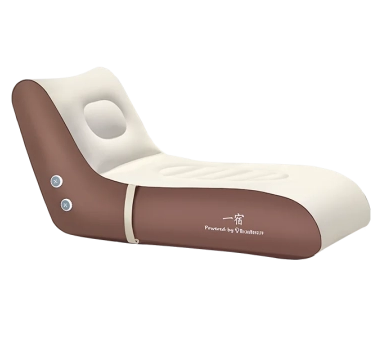 Надувной диван-шезлонг Xiaomi YIXIU PZ2-01 (автонадув с клапаном) 160х80х78см бежевый