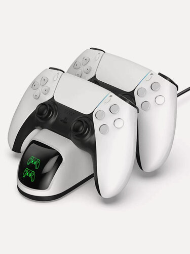 Изображение товара Многофункциональный зарядка для контроллеров PS5/Playstation 5/плейстейшен /док-станция/для зарядки геймпадов/держатель/подставка