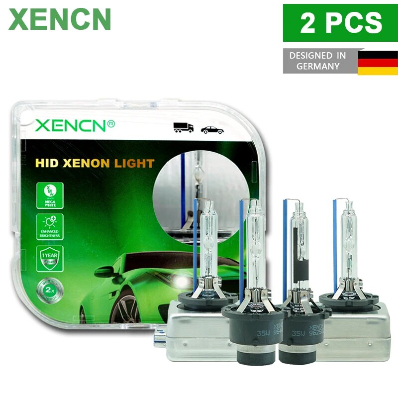 XENCN OEM D1S D2S D3S D4S D8S D2R Xenon HID +50% Brightr 6000K Холодный белый свет 35W Ксеноновые фары Оригинальные автомобильные лампы, пара, 6000 К, Д2С