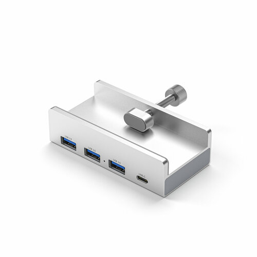 USB-хаб на 4 порта 3 USB 30 1 TYPE C с креплением черный 1949₽