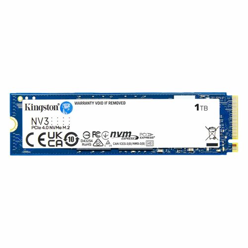 Kingston SSD NV3 1000GB M222x80mm NVMe PCIe 40 x4 7221₽