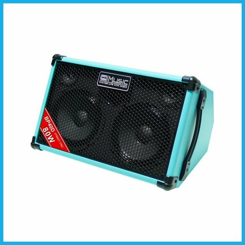 Уникальный усилитель для акустической/электрогитары coolmusic BP40D, 80 Вт, подходит для акустической/электрической гитары, с эффектом реверберации