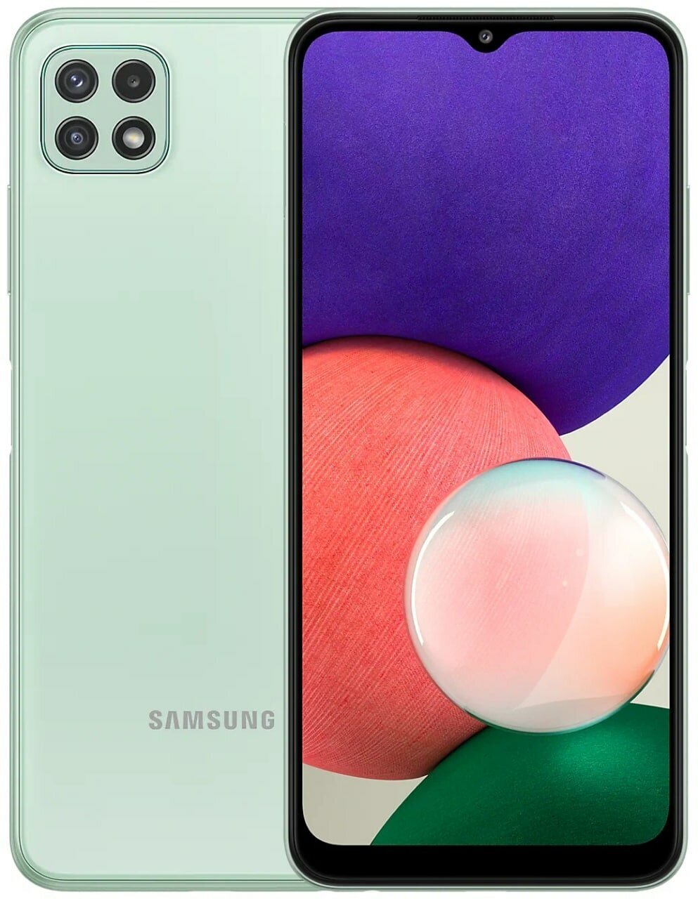 Samsung Смартфон Samsung Galaxy A22 5G 4/64GB Global (Зелёный, 4 ГБ, 64 ГБ)