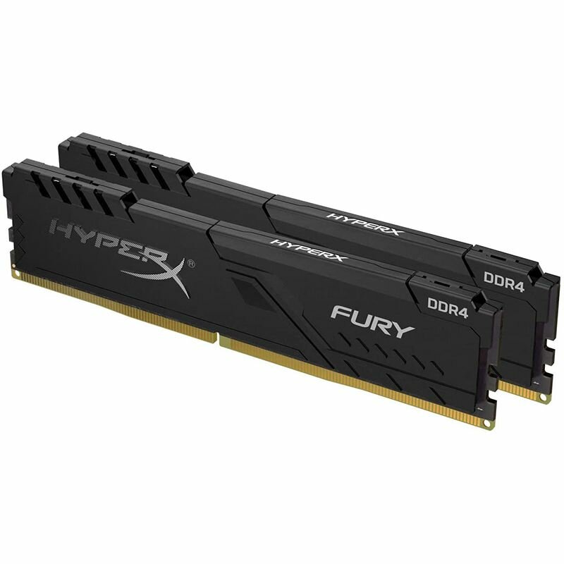 Оперативная память RAM Kingston HyperX FURY DDR4 2133 МГц Black DIMM PC4-17000