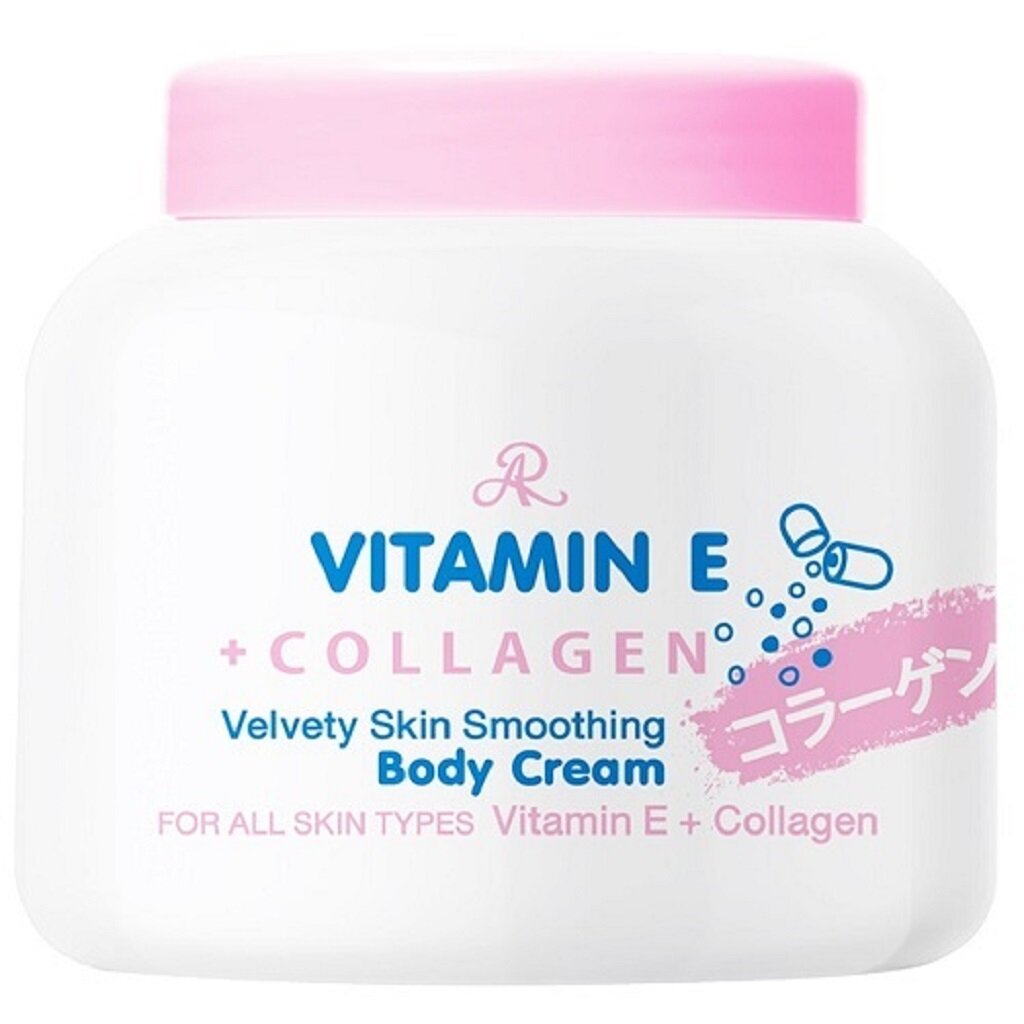 Крем для тела с витамином Е и коллагеном AR Vitamin E Plus Collagen Body Cream, 200 г / Тайский крем