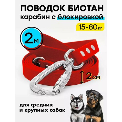 Биотановый поводок 2 м / 20 мм для крупных пород