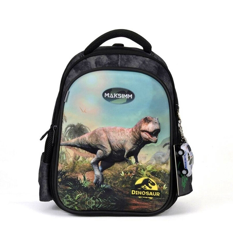 Рюкзак Максим Ранец Школьный Ортопедический Динозавр Хищник 1-4 класс.