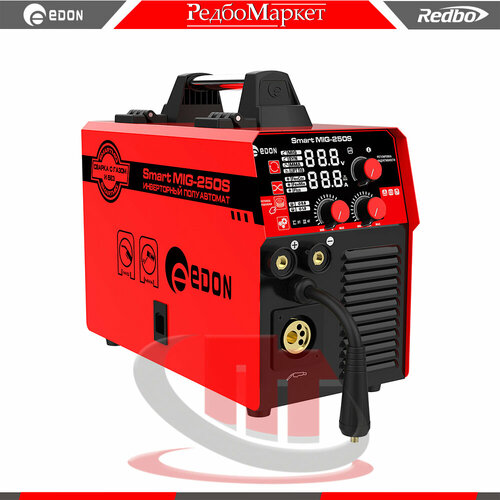 Полуавтомат сварочный инверторный Edon Smart MIG-210S IGBT инвертор 4 в 1 MIG-MMA варит с газом и без газа 38742₽