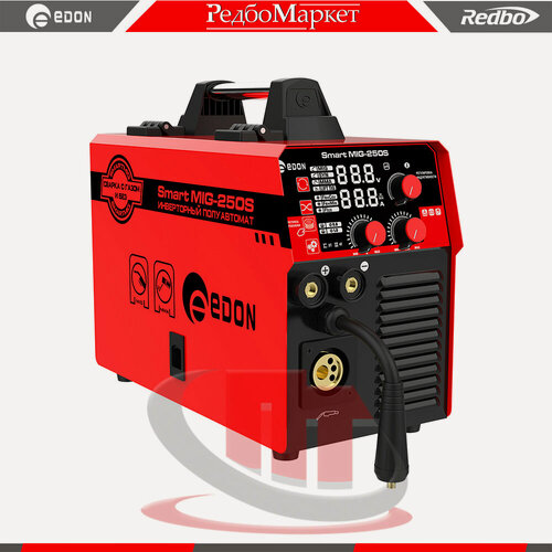 Изображение товара Сварочный полуавтомат инверторный Edon Smart MIG-250S (евро разъем)