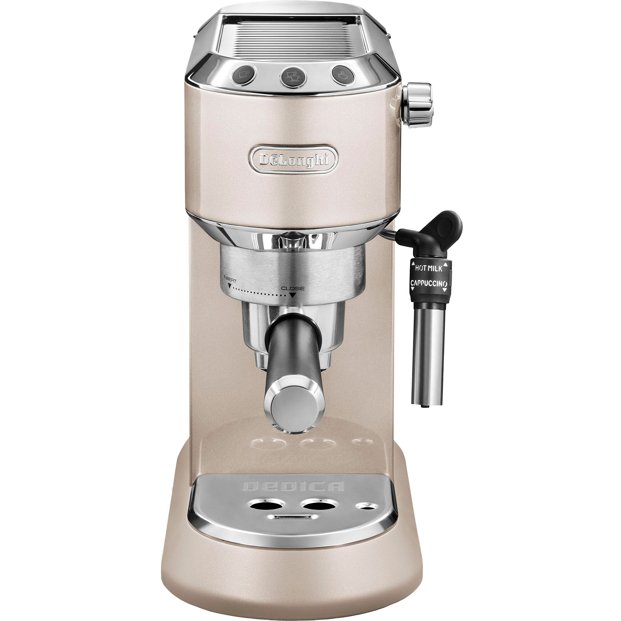 Кофеварка Delonghi "EC885", бежевая, эспрессо, автоотключение, 15 Бар