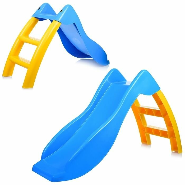 Горка PalPlay Игровая, Дельфин голубой, желтый (ИГ-608)