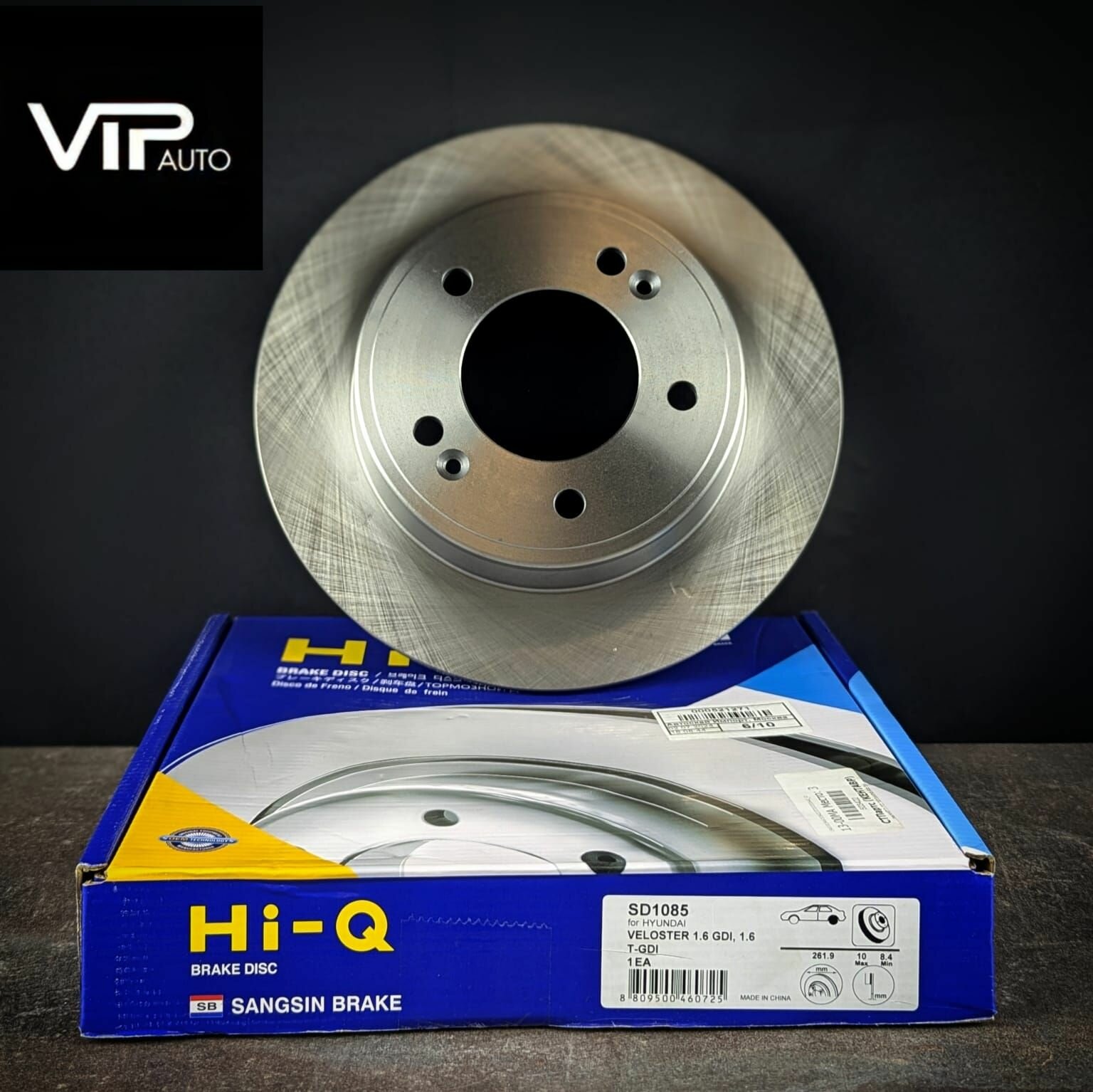 Диск тормозной задний SANGSIN HI-Q (Южная Корея)