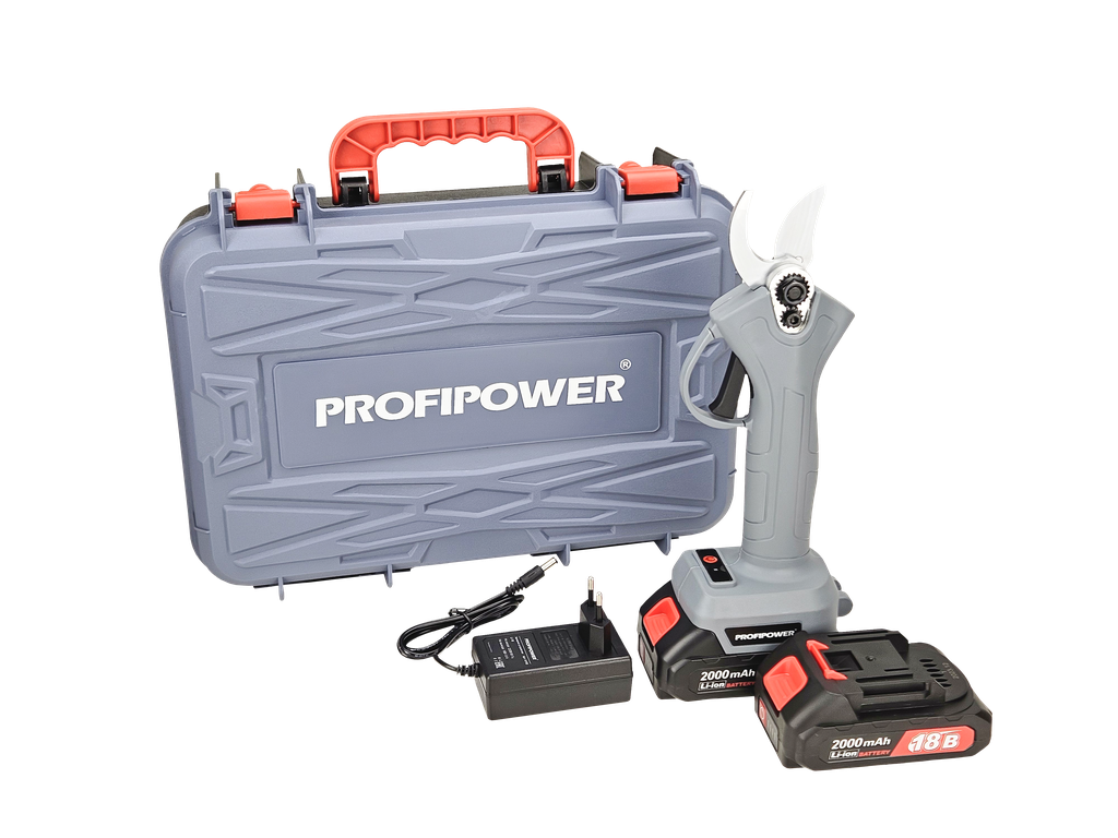 Аккумуляторный секатор садовый бесщеточный PROFIPOWER MKGSP-18V