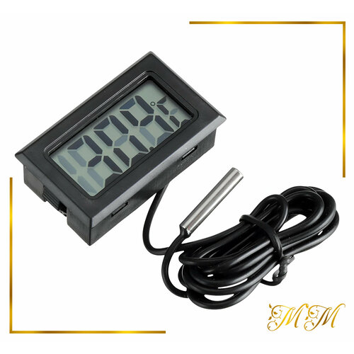 Цифровой термометр с выносным датчиком термометр комнатный домашний безртутный градусник 219₽