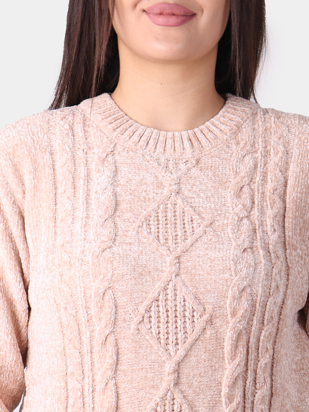 Свитер размер One Size, , бежевый — фото 1