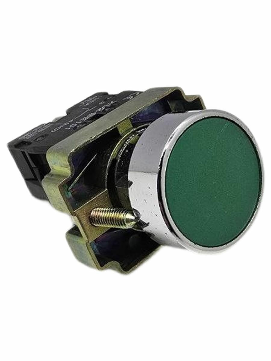 3SA8-BA31 Ruichi, Переключатель кнопочный с потайным толкателем, IP40, OFF-(ON)/ NO, Цвет толкателя зеленый, 3А, 240В