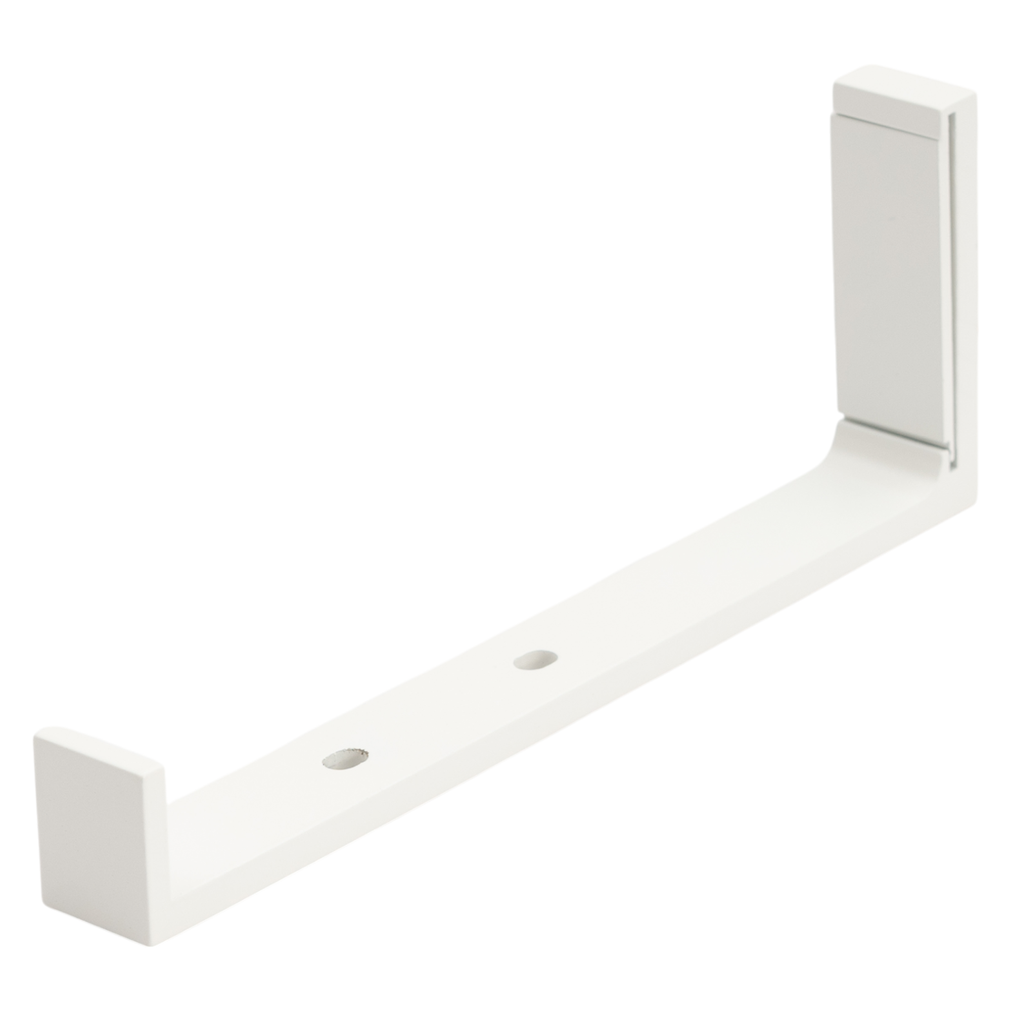 Держатель Orbis Квадро для второй штанги алюминий цвет белый 18 см