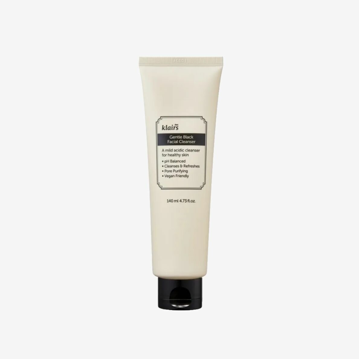 DEAR, KLAIRS Нежная пенка с кремово-сливочной текстурой Gentle Black Facial Cleanser (140 мл)