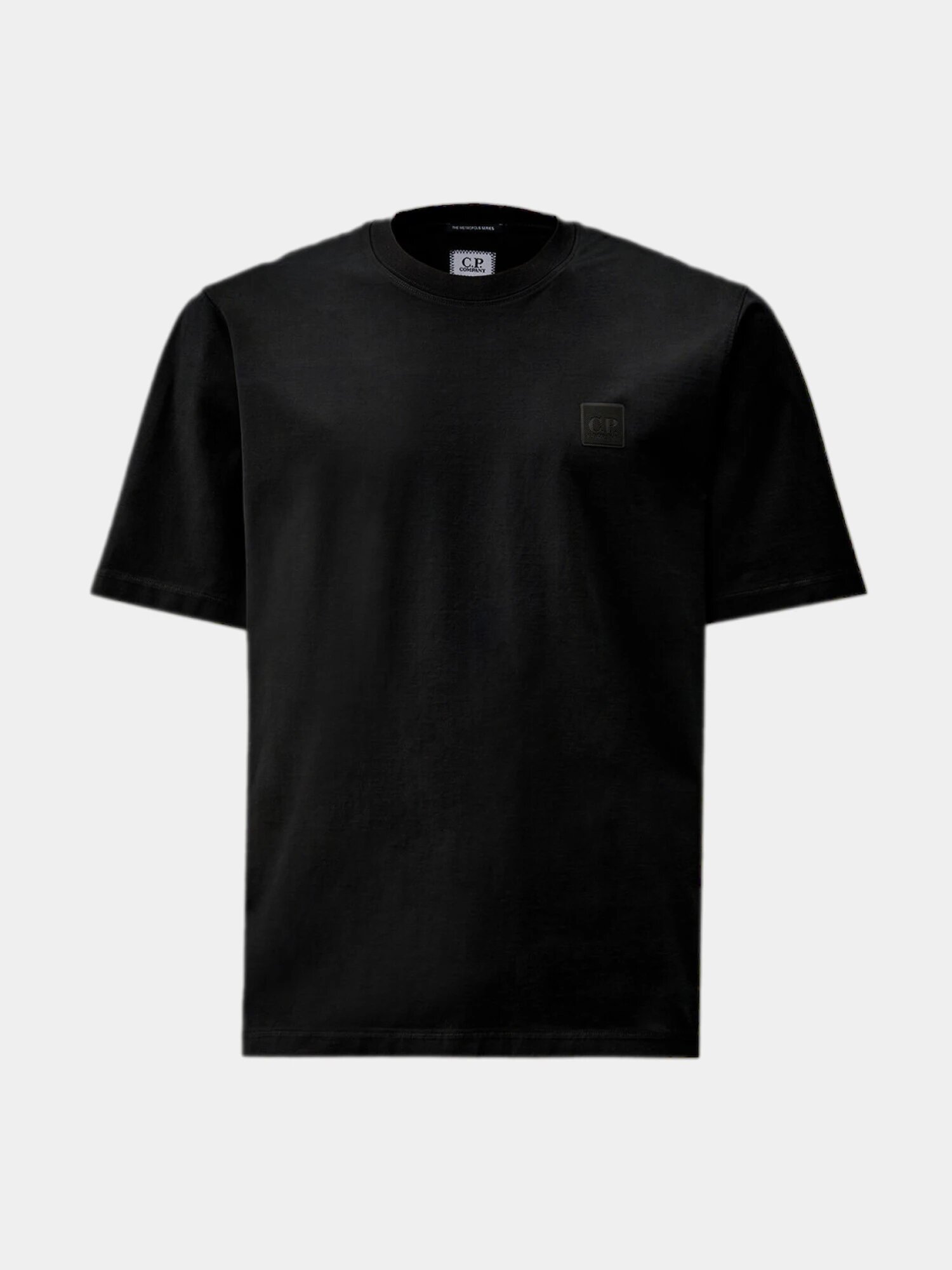 Футболка C.P. COMPANY The Metropolis Series Mercerized Jersey Chest Logo, размер M, black