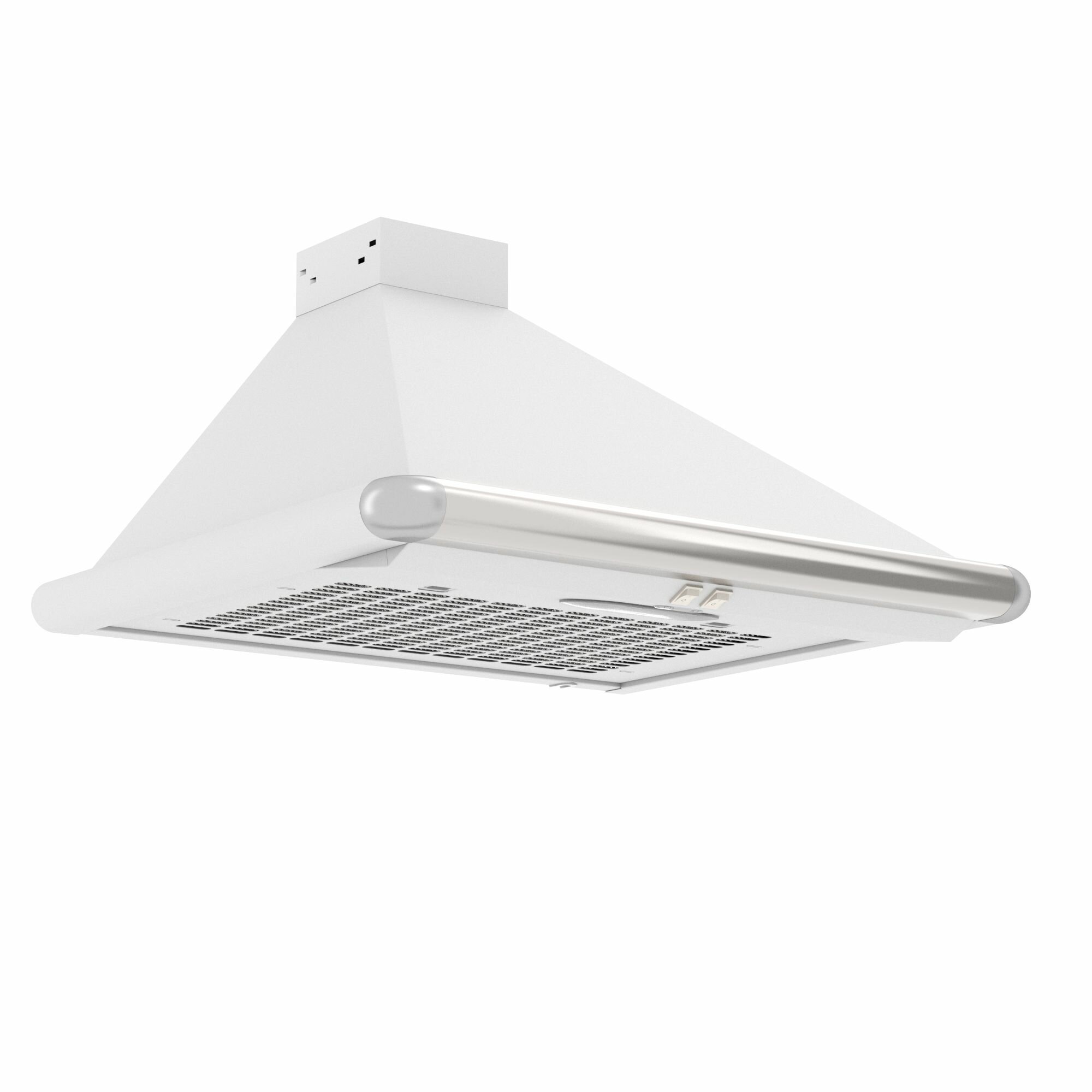 Кухонная вытяжка Elikor: Сатурн 60П-180-В1Л, белый/нержавеющая сталь
