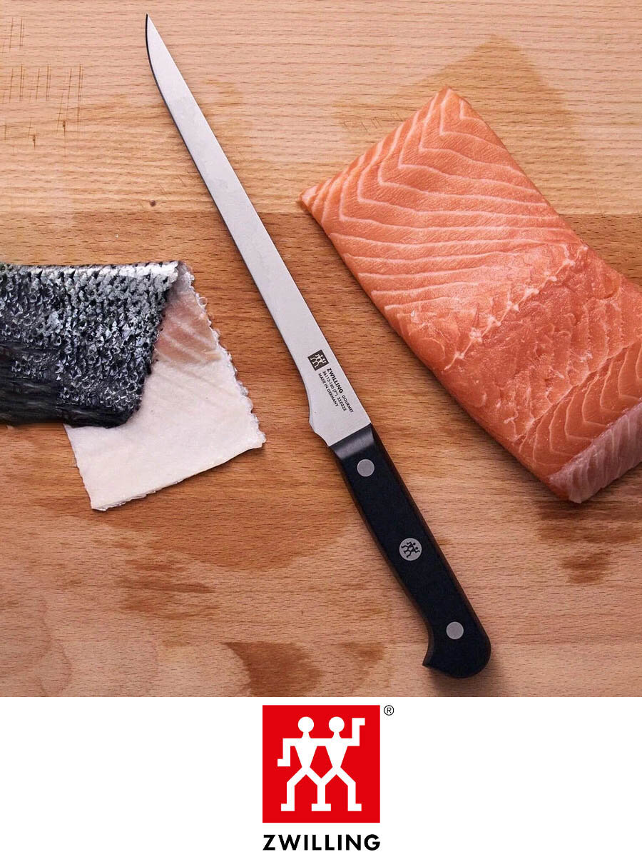 Нож филейный Zwilling Gourmet 18 см нержавеющая сталь лезвие FRIODUR®