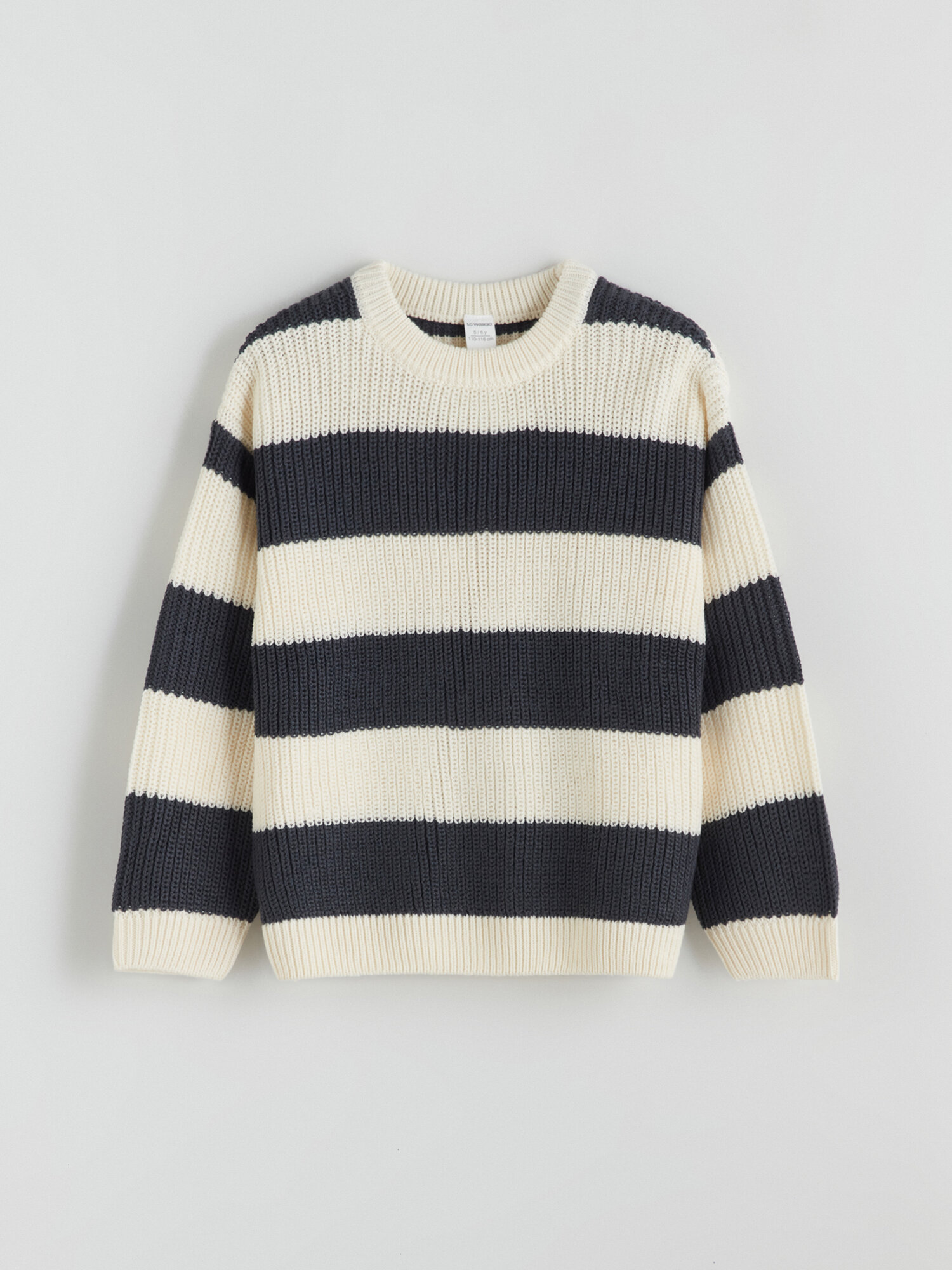 Свитер LC Waikiki размер 4-5 лет антрацит-полоска