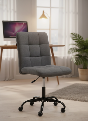 Изображение товара Кресло компьютерное TetChair офисное, без подлокотников, ткань, серый