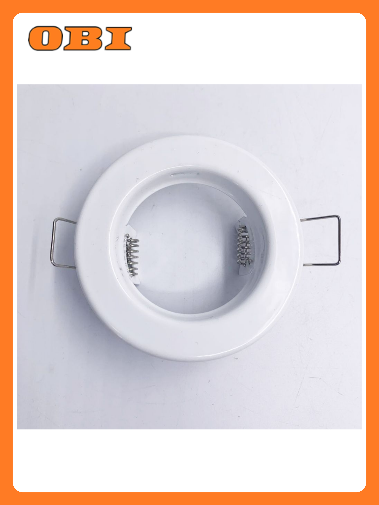 Встраиваемый светильник GU5.3 белый 50 Вт круглый потолочный