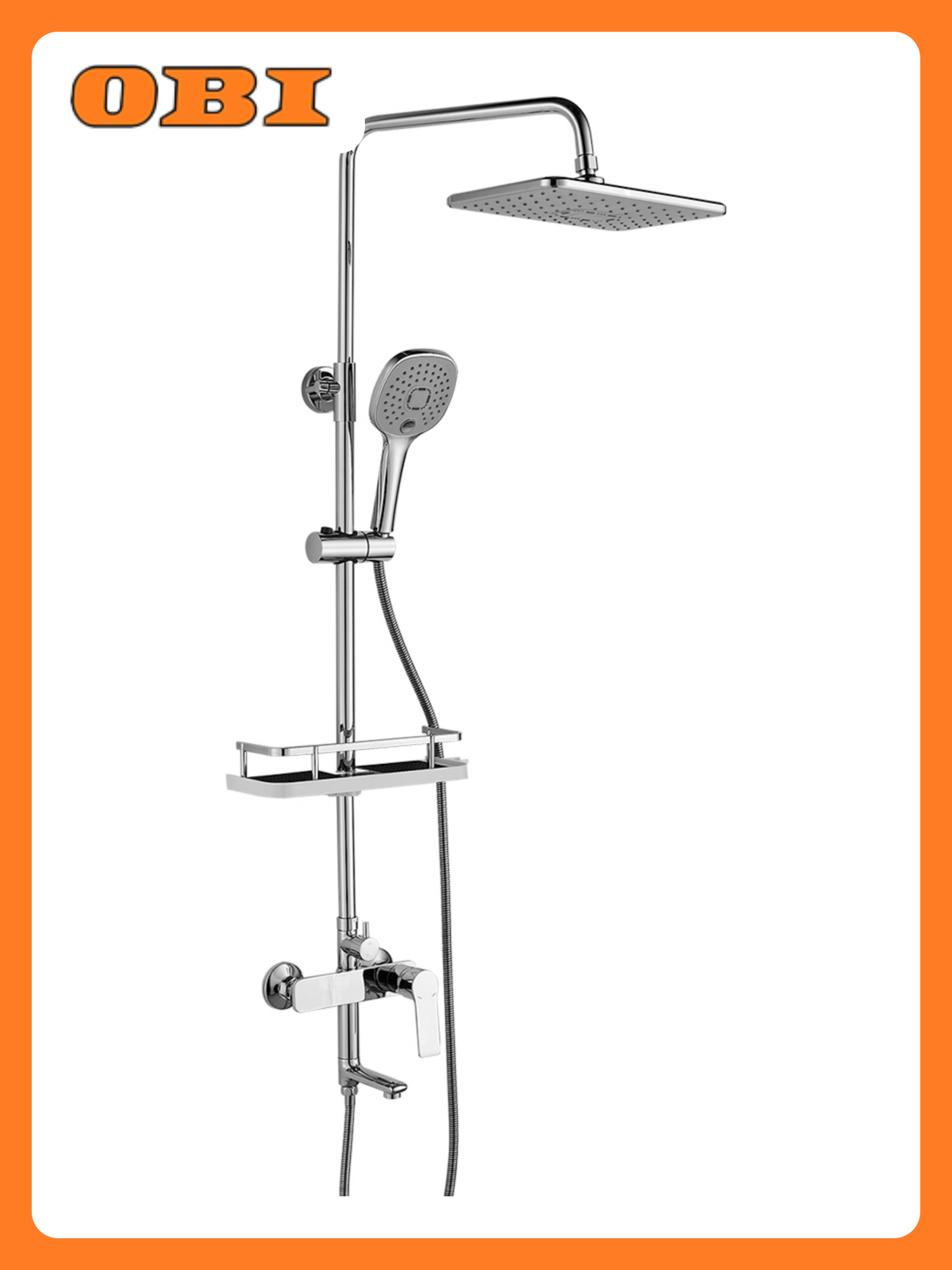 Смеситель Rossinka RS27-46 с поворотным изливом и лейкой 