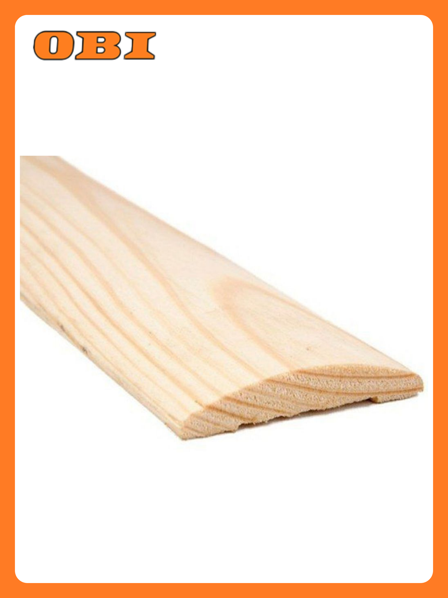 Дверной наличник полукруглый 2200х60х12 мм