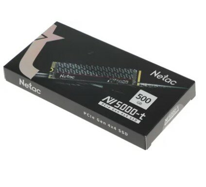 Накопитель SSD 500Gb M.2 2280 Netac NV5000-T 4800/2700 (NT01NV5000t-500-E4X)