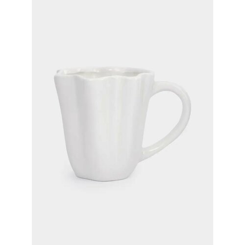 Кружка 400 мл керамика молочно-золотистая Мятый эффект Blossom 1259₽