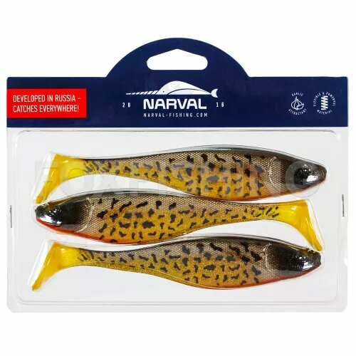 Силиконовая приманка Narval Commander Shad 14cm #040 3шт.