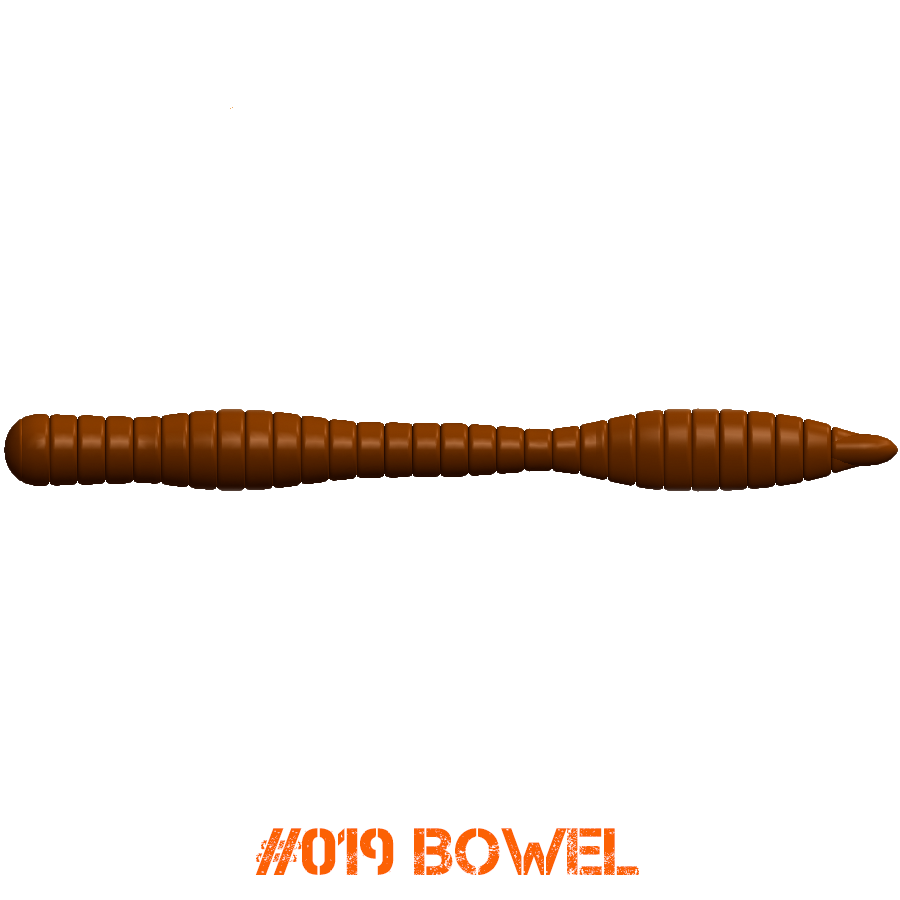 Бобриный хвост Fat Worm 3" -019 Bowel (Cheese)