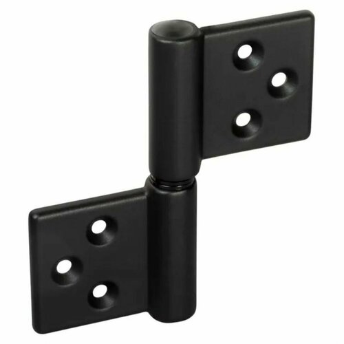 Петля накладная с круглой осью Morelli CH-R 85X82 B