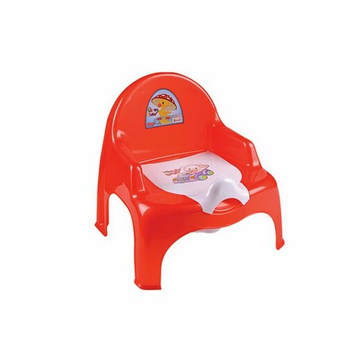 Горшок детский кресло Ниш 11101 оранж горшок для цветов пластик 5 3 л 23х20 см бежевый dunya plastik дюна 694