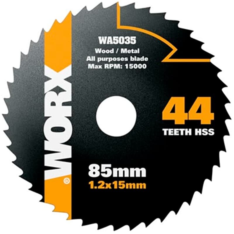 Пильный диск по металлу WORX WA5035 44T HSS