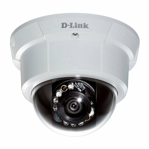 D-Link Антивандальная купольная интернет-камера с поддержкой Full HD и PoE дневная/ночная съемка D-Link DCS-6113V