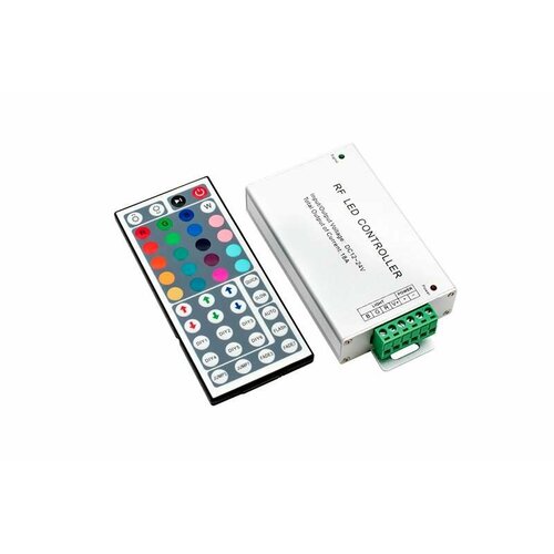 контроллер для светодиодной ленты ls002 220v rgb 25м elektrostandard lsc 017 a053643 Контроллер с пультом для RGB ленты, 44 кнопки, 12/24V, 18A, 216/432W